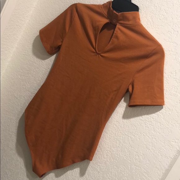 Forever 21 Tops - Turtle neck short sleeve Body suit